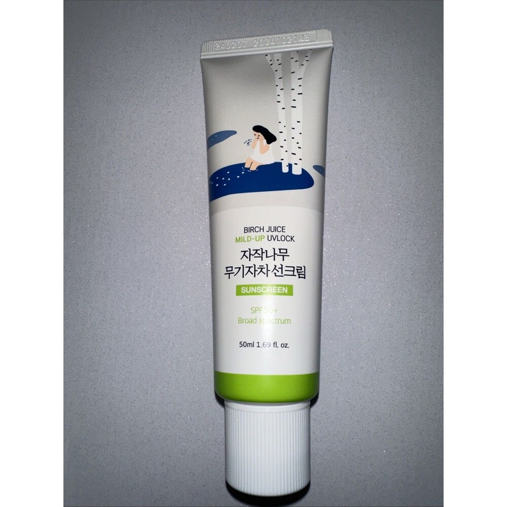 Round Lab Birch Juice Mild-Up UV Lock Sunscreen SPF50+ 50ml New 10/26